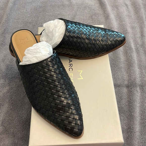 Marc Fisher 9.5 black Garren mules - Picture 1 of 5